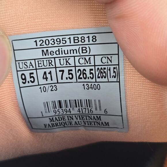 Brooks Womens 9.5B Ghost Max Papaya Apricot Blue Athletic Gym Road Running Shoe - Picture 13 of 13